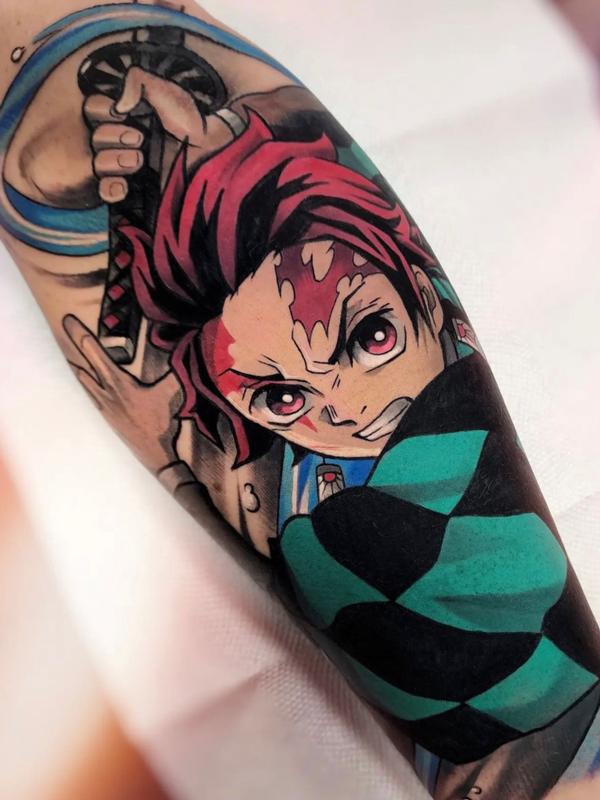 Tanjiro by Michaela BottinAckerman TattooNOW