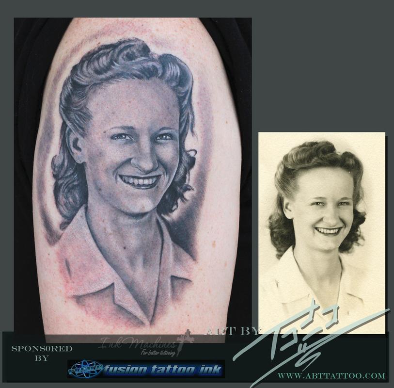 1940's portrait by Todo TattooNOW