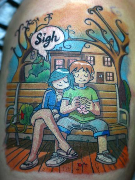 38+ Small Scott Pilgrim Tattoo Background