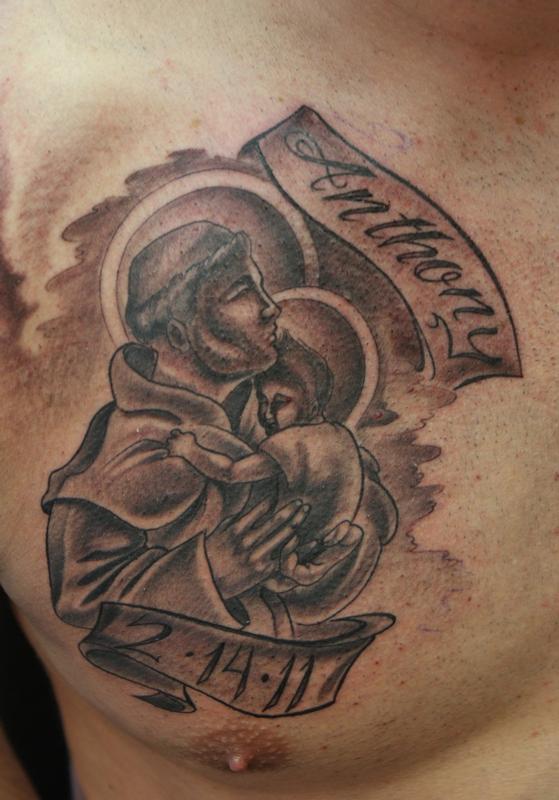 Saint Anthony by Ralph Giordano: TattooNOW