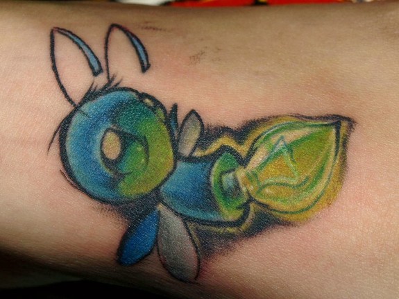 firefly bug tattoo