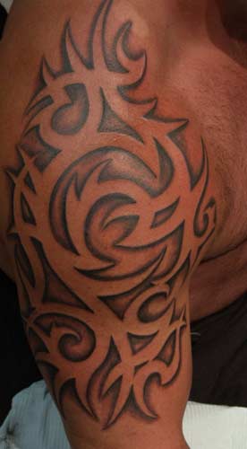 Tattoos - nagative tribal - 21161