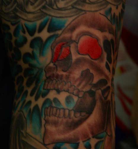 Tattoos - skull - 18688