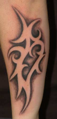 Tattoos - negative tribal - 6872