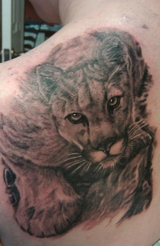 cougar by Jeff Raiano: TattooNOW