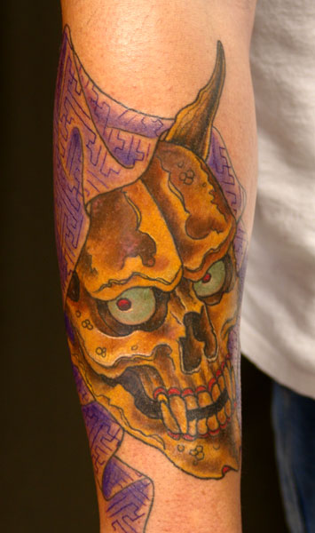 Tattoos - skull hannya - 28763