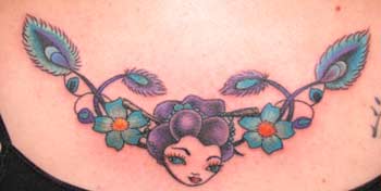 Tattoos - geisha  - 10253