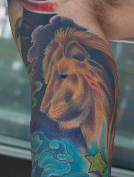 Tattoos - lion - 32184