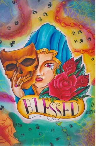 Tattoos - blessed virgin - 4560