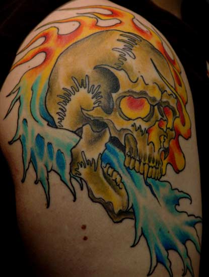 Tattoos - skull  - 17213