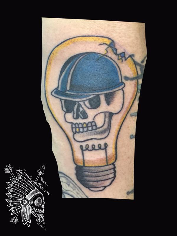 Art Immortal Tattoo : Tattoos : Michael Lanning : Light bulb