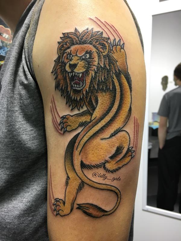Art Immortal Tattoo : Tattoos : Color : Traditional Lion in 