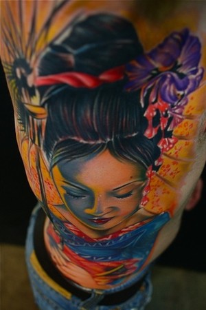 Large Image Leave Comment Mike Demasi Email Geisha Tattoo Placement