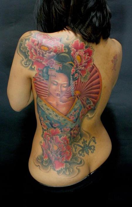 Art Junkies Tattoo Studio : Tattoos : Body Part Back : colorful traditional  japanese tattoo