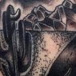 Black and Gray traditional desert sense tattoo, Frichard Adams Art Junkies Tattoo  Tattoo Thumbnail