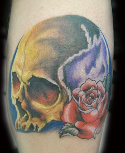 Richard Andrews - Skull & Rose