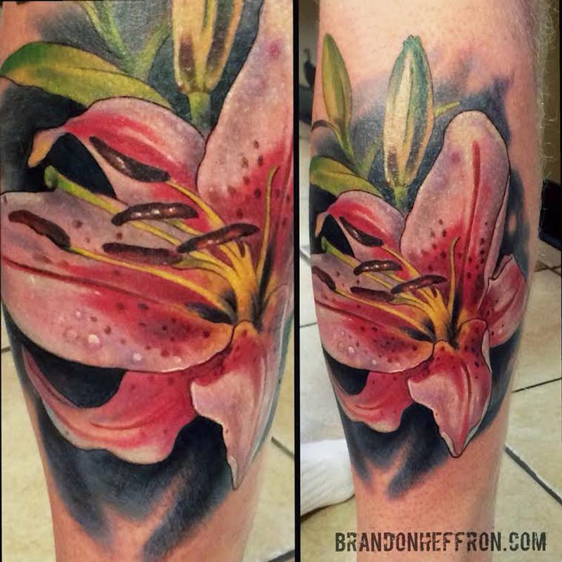 Lily By Brandon Heffron TattooNOW