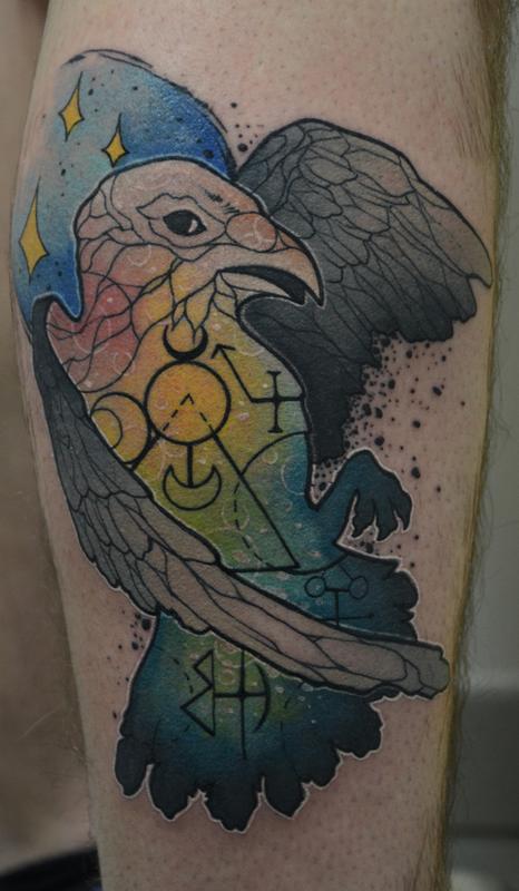 dark crow by Emy Blacksheep: TattooNOW