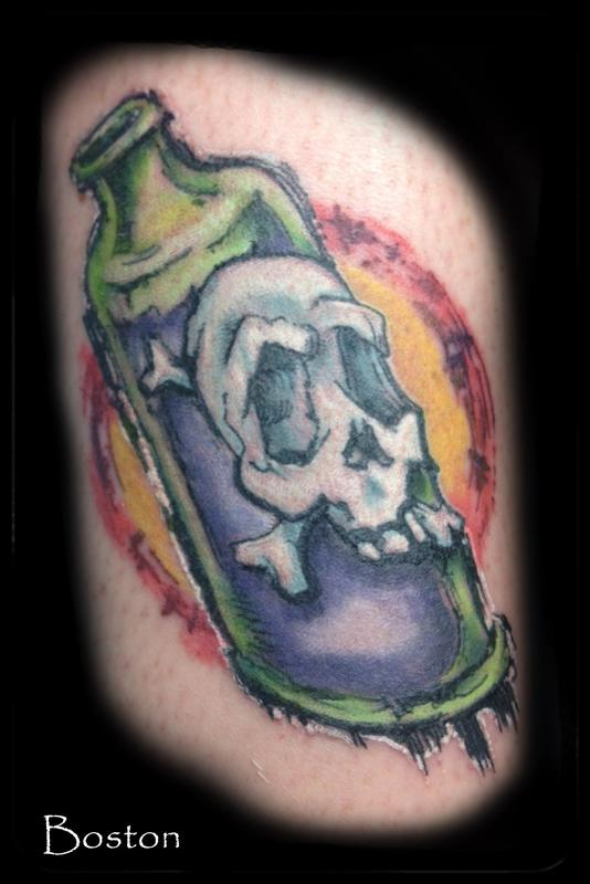 skull and crossbones poison bottle tattoo by boston rogoz tattoos skull and crossbones poison bottle tattoo by boston rogoz tattoos