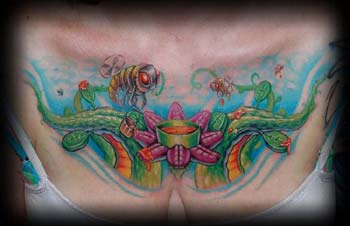 Carlos Lopez - Bees chest piece