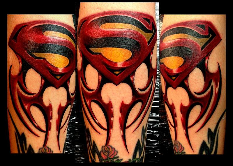 superman tattoo by Haley Adams: TattooNOW