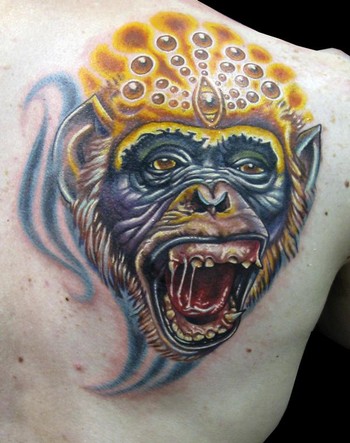 Christian Perez - Visionary Monkey Tattoo