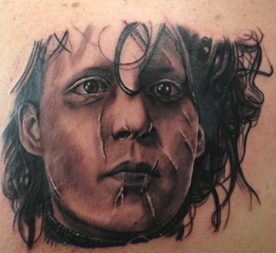 Edward Scissor Hands tattoo