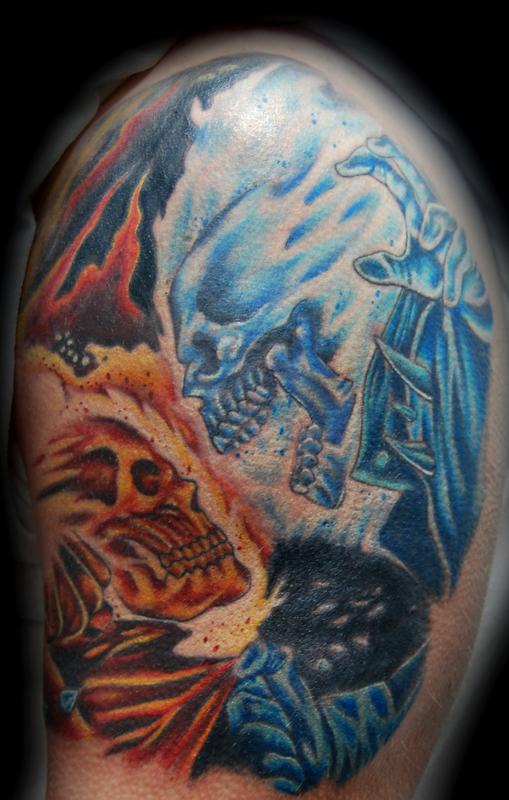ghost rider by ross lloyd tattoonow ghost rider by ross lloyd tattoonow