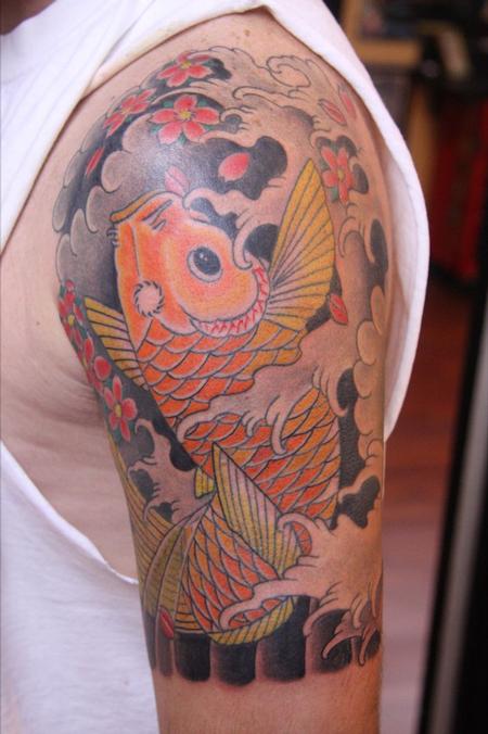 Ryan McNamara - Koi Fish Tattoo