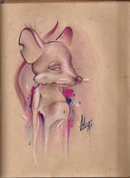 Tattoos - Rat sketch - 59043