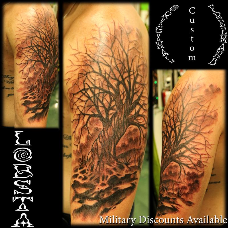 tree of knowledge of good and evil tattoo