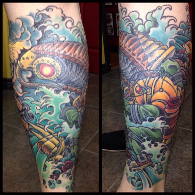 Party Sleeve by Pete Skidmore: TattooNOW