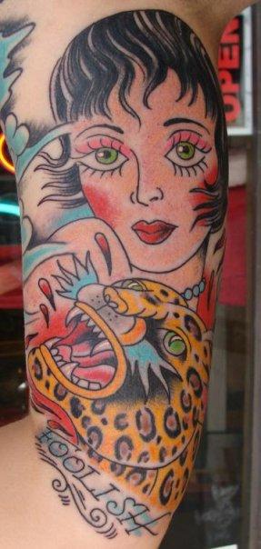 Tattoos - Leopard Lady - 74522