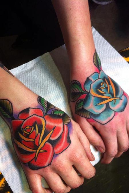 Tattoos - Ol' Rosey Hands - 74547