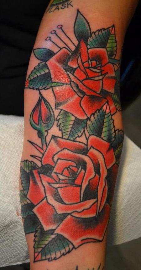 Tattoos - Roses - 74552