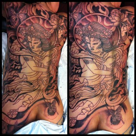 Tattoos - 1st sitting down - 70772