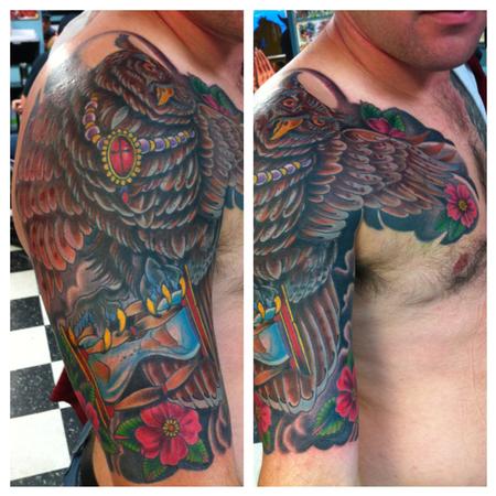 Tattoos - owl for mother - 70768