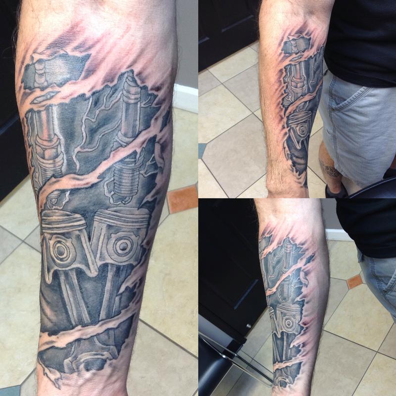 Gearhead by Cat Johnson Tattoos