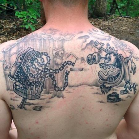 Jeremy Moore - Disc Golf Back Piece