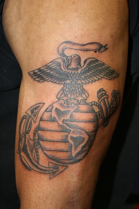 marine corps tattoos ega