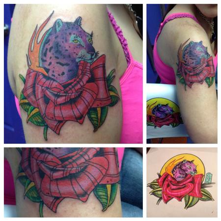 Tattoos - Rose Cheetah - 82527