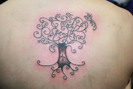 Tattoos - Faith Tree - 82698