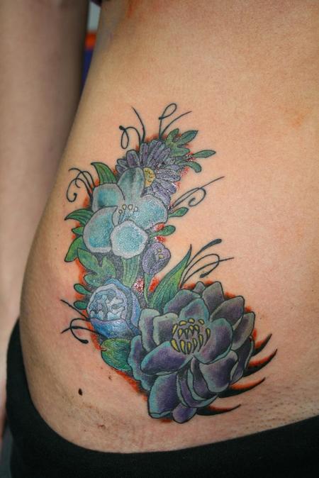 Tattoos - Floral Frame - 82701