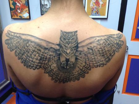 Tattoos - Owl - 82537