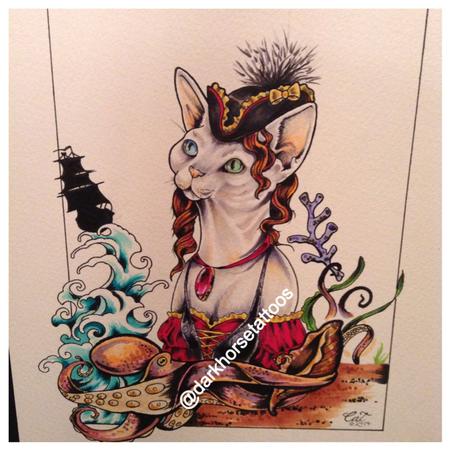 Tattoos - Pirate Sphynx - 89328