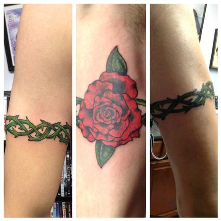 Tattoos - Rose And Thorns - 82567