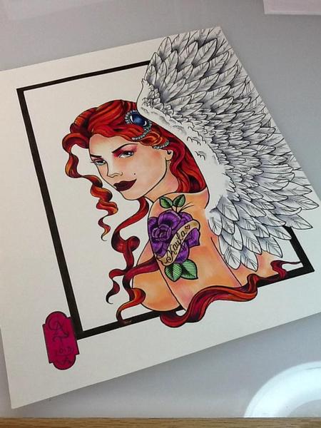 Tattoos - Angel for Kayla - 82583