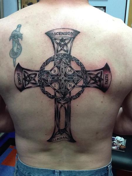 Tattoos - Celtic Cross - 82604