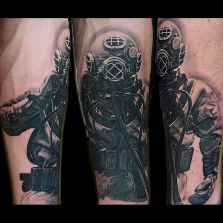 navy diver tattoo