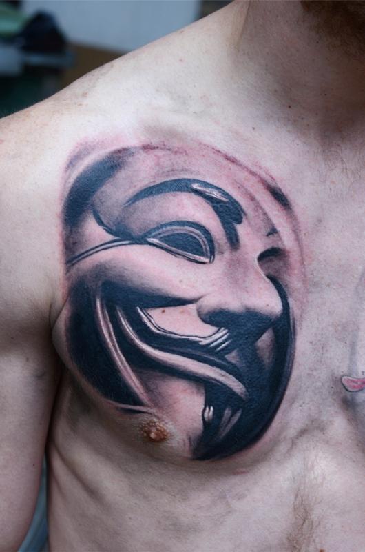v for vendetta by Darwin Enriquez: TattooNOW